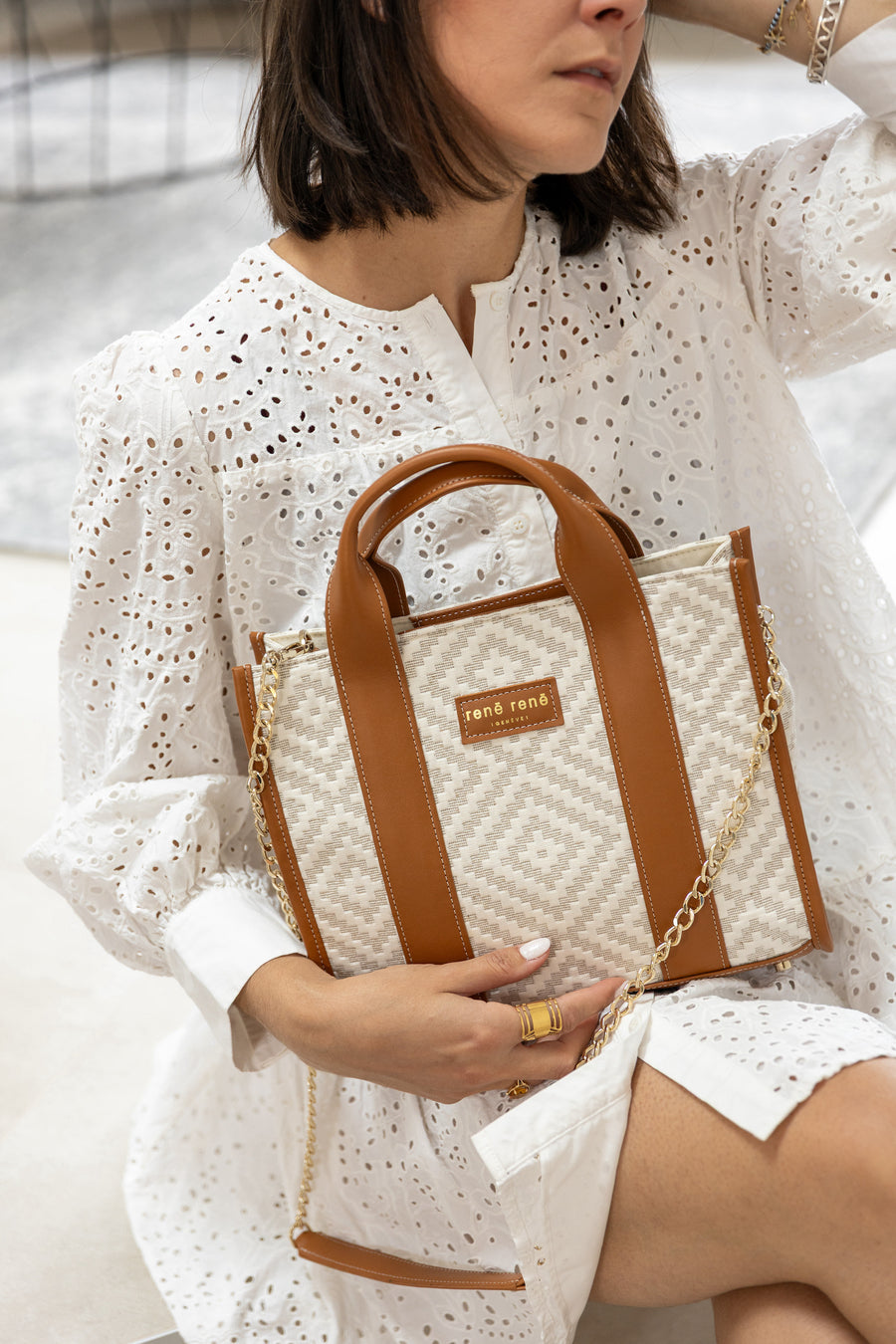 Cabas mini Tweed